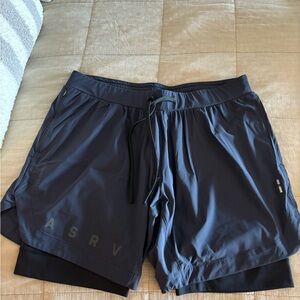 ASRV Tetra-Lite Liner 7” Shorts Navy/Black XL